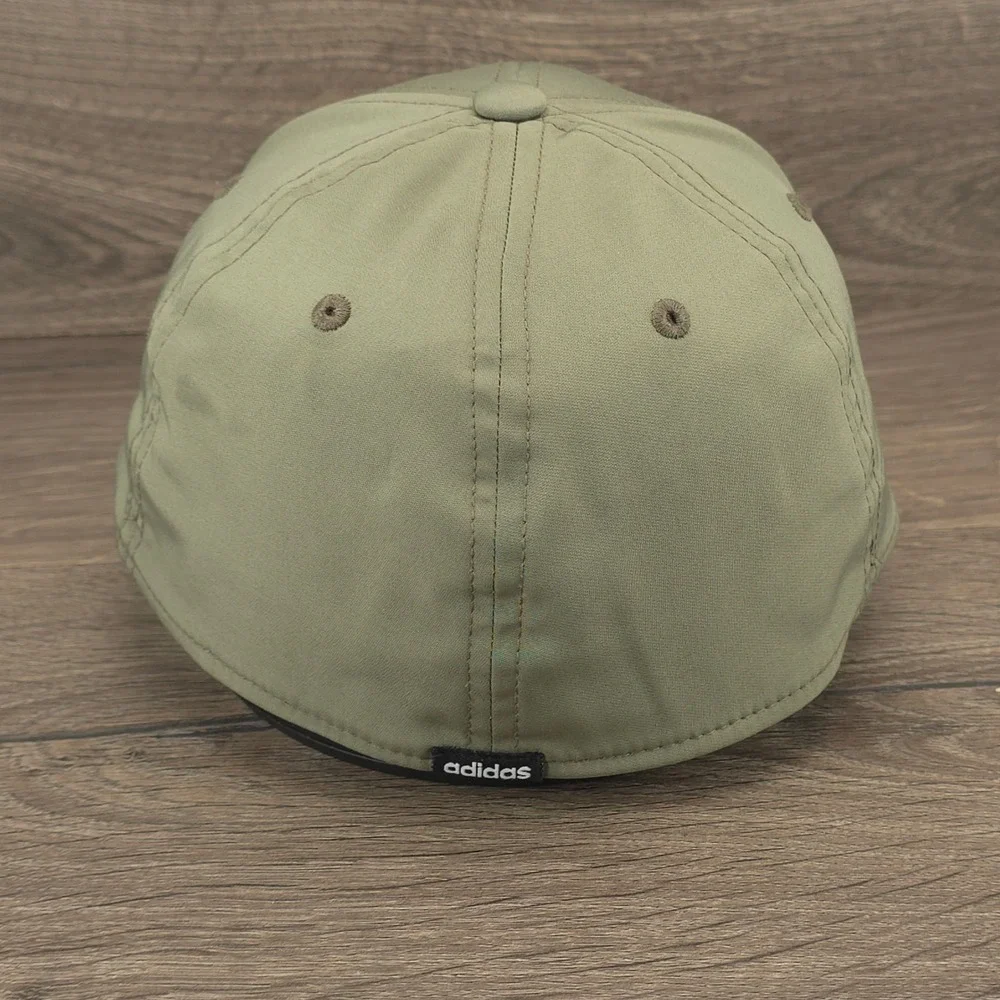 Adidas Hat Cap Mens Fitted L XL Green Aeroready Outdoor Hike Gym Run Golf